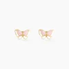 Online Histoire d'Or Boucles D'oreilles Puces Krystyn Or Jaune