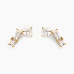Histoire d'Or Boucles D'oreilles Puces Lizaveta Or Jaune Oxyde De Zirconium* Boucles D'Oreilles|Clous D'Oreilles