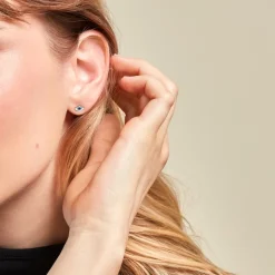 New Histoire d'Or Boucles D'oreilles Puces Look At Me Or Jaune