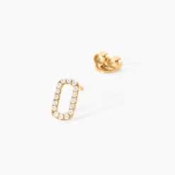 Histoire d'Or Boucles D'Oreilles Puces Lueur Plaqué Or Jaune Oxyde De Zirconium* Boucles D'Oreilles|Boucles D'Oreilles Fantaisie