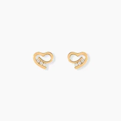 Histoire d'Or Boucles D'oreilles Puces Laela Plaqué Or Jaune Oxyde De Zirconium* Boucles D'Oreilles|Boucles D'Oreilles Fantaisie