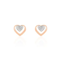 Histoire d'Or Boucles D'oreilles Puces Liana Or Rose Diamant* Boucles D'Oreilles|Clous D'Oreilles