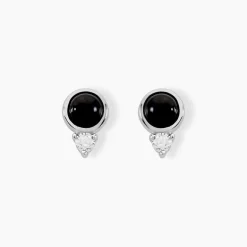 Histoire d'Or Boucles D'oreilles Puces Lonna Argent Blanc Verre Oxyde De Zirconium* Boucles D'Oreilles|Boucles D'Oreilles Fantaisie