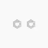 Histoire d'Or Boucles D'oreilles Puces Louwenn Argent Blanc Oxyde De Zirconium* Boucles D'Oreilles|Boucles D'Oreilles Fantaisie