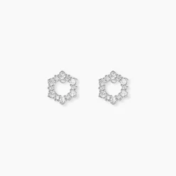 Histoire d'Or Boucles D'oreilles Puces Louwenn Argent Blanc Oxyde De Zirconium* Boucles D'Oreilles|Boucles D'Oreilles Fantaisie