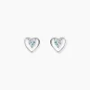 Online Histoire d'Or Boucles D'oreilles Puces Luann Or Blanc Topaze