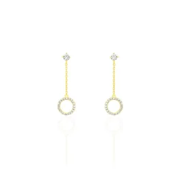 Sale Histoire d'Or Boucles D'oreilles Puces Lim Or Jaune
