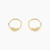 New Histoire d'Or Boucles D'oreilles Puces Leafora Or Jaune