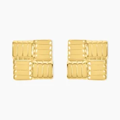 Histoire d'Or Boucles D'Oreilles Puces Lilly Acier Jaune* Boucles D'Oreilles|Boucles D'Oreilles Fantaisie