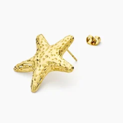 Histoire d'Or Boucles D'oreilles Puces Mermaid Acier Jaune* Boucles D'Oreilles|Boucles D'Oreilles Fantaisie