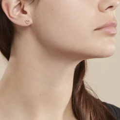 Histoire d'Or Boucles D'oreilles Puces Menel Argent Rose* Boucles D'Oreilles|Boucles D'Oreilles Fantaisie