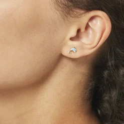 Histoire d'Or Boucles D'oreilles Puces Mael Dauphin Or Jaune* Boucles D'Oreilles|Clous D'Oreilles