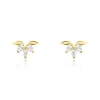 Histoire d'Or Boucles D'oreilles Puces Maralyn Or Jaune Oxyde De Zirconium