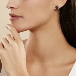 Histoire d'Or Boucles D'oreilles Puces Micaelle Teintees Or Jaune Perle De Culture* Boucles D'Oreilles|Clous D'Oreilles