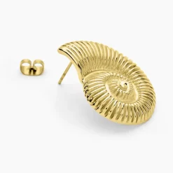 Histoire d'Or Boucles D'oreilles Puces Mermaid Acier Jaune* Boucles D'Oreilles|Boucles D'Oreilles Fantaisie