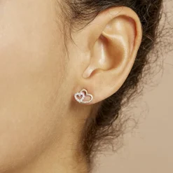 Histoire d'Or Boucles D'oreilles Puces Marineta Or Jaune Oxyde De Zirconium* Boucles D'Oreilles|Clous D'Oreilles