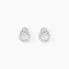 Histoire d'Or Boucles D'oreilles Puces Mahaut Or Blanc Diamant* Boucles D'Oreilles|Clous D'Oreilles
