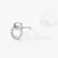 Histoire d'Or Boucles D'oreilles Puces Mahaut Or Blanc Diamant* Boucles D'Oreilles|Clous D'Oreilles