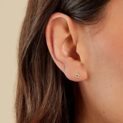 Histoire d'Or Boucles D'oreilles Puces Margaid Or Jaune Oxyde De Zirconium* Boucles D'Oreilles|Clous D'Oreilles