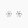 Histoire d'Or Boucles D'oreilles Puces Maelane Or Blanc Oxyde De Zirconium* Boucles D'Oreilles|Clous D'Oreilles