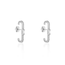 Histoire d'Or Boucles D'oreilles Puces Mabella Argent Blanc Oxyde De Zirconium* Boucles D'Oreilles|Boucles D'Oreilles Fantaisie
