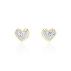 New Histoire d'Or Boucles D'oreilles Puces Marta Or Jaune