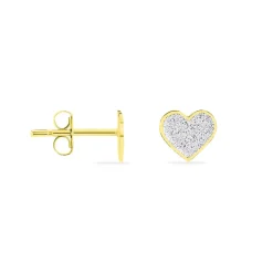New Histoire d'Or Boucles D'oreilles Puces Marta Or Jaune