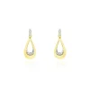 Best Histoire d'Or Boucles D'oreilles Puces Nirmala Or Jaune Diamant