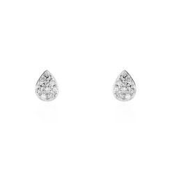 Histoire d'Or Boucles D'oreilles Puces Nevena Or Blanc Diamant* Boucles D'Oreilles|Clous D'Oreilles