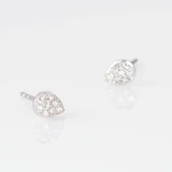 Histoire d'Or Boucles D'oreilles Puces Nevena Or Blanc Diamant* Boucles D'Oreilles|Clous D'Oreilles