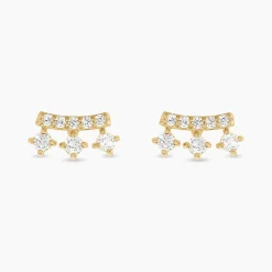 Histoire d'Or Boucles D'oreilles Puces Narelle Or Jaune Oxyde De Zirconium* Boucles D'Oreilles|Clous D'Oreilles