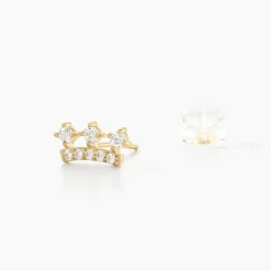 Histoire d'Or Boucles D'oreilles Puces Narelle Or Jaune Oxyde De Zirconium* Boucles D'Oreilles|Clous D'Oreilles