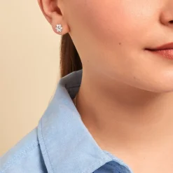 Histoire d'Or Boucles D'oreilles Puces Niva Argent Blanc* Boucles D'Oreilles|Boucles D'Oreilles Fantaisie