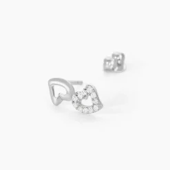 Histoire d'Or Boucles D'oreilles Puces Nonna Argent Blanc Oxyde De Zirconium* Boucles D'Oreilles|Boucles D'Oreilles Fantaisie