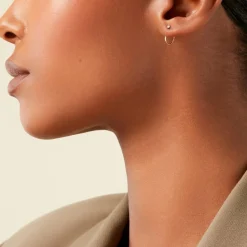 Histoire d'Or Boucles D'Oreilles Puces Nefertari Or Jaune Oxyde De Zirconium* Boucles D'Oreilles|Clous D'Oreilles