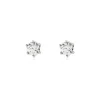Histoire d'Or Boucles D'oreilles Puces Natalia Pl Platine Blanc Diamant
