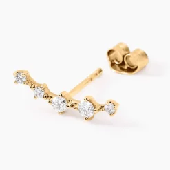 Histoire d'Or Boucles D'oreilles Puces Nichole Or Jaune Diamant Synthétique* Boucles D'Oreilles|Clous D'Oreilles