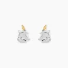Hot Histoire d'Or Boucles D'Oreilles Puces Or Jaune