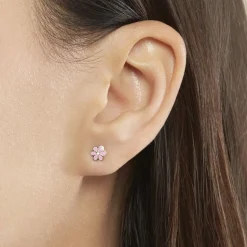 Histoire d'Or Boucles D'oreilles Puces Or Jaune Talia Email* Boucles D'Oreilles|Clous D'Oreilles