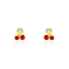 Histoire d'Or Boucles D'oreilles Puces Or Jaune Helicie Email* Boucles D'Oreilles|Clous D'Oreilles
