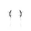Hot Histoire d'Or Boucles D'oreilles Puces Oya Argent Blanc Oxyde De Zirconium