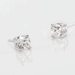 Histoire d'Or Boucles D'oreilles Puces Or Blanc Victoria Diamants* Boucles D'Oreilles|Clous D'Oreilles
