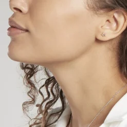 Histoire d'Or Boucles D'oreilles Puces Or Rose Lison Alphonsine* Boucles D'Oreilles|Clous D'Oreilles