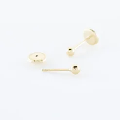 Online Histoire d'Or Boucles D'oreilles Puces Fidelia or jaune