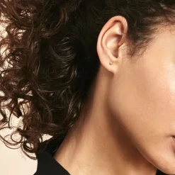 Online Histoire d'Or Boucles D'oreilles Puces Fidelia or jaune