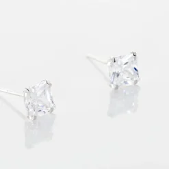 Histoire d'Or Boucles D'oreilles Puces Or Blanc Doreen Oxydes De Zirconium* Boucles D'Oreilles|Clous D'Oreilles