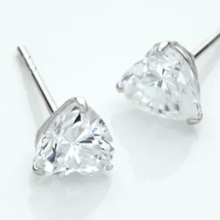 Histoire d'Or Boucles D'oreilles Puces Or Blanc Katherine Oxyde De Zirconium* Boucles D'Oreilles|Clous D'Oreilles