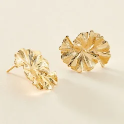 Histoire d'Or Boucles D'oreilles Puces Organic Plaqué Or Jaune* Boucles D'Oreilles|Clous D'Oreilles