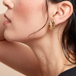 Histoire d'Or Boucles D'oreilles Puces Organic Plaqué Or Jaune* Boucles D'Oreilles|Clous D'Oreilles