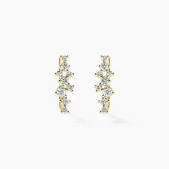 Sale Histoire d'Or Boucles D'oreilles Puces Orlando Or Jaune Diamant Synthétique
